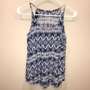 4/$25 iZ Byer spaghetti strap tank size S. Aztec